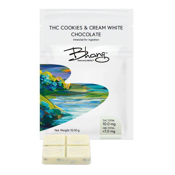Bhang THC Cookies and Cream Chocolate