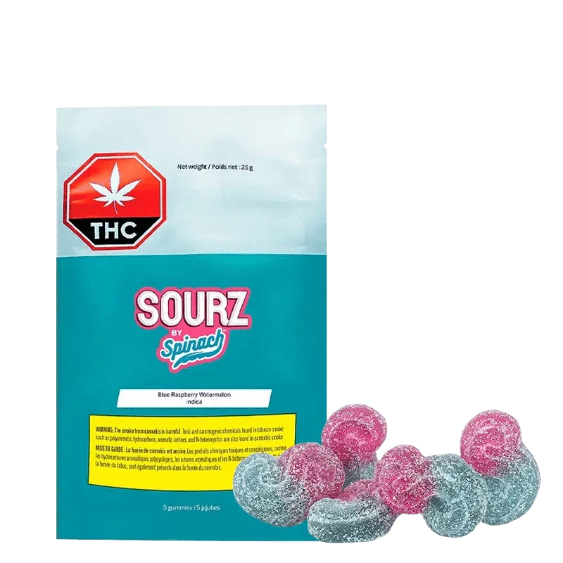 Blue Raspberry Watermelon THC Gummies