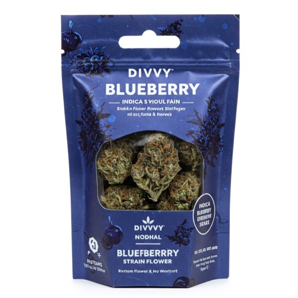 indica blueberry strain
