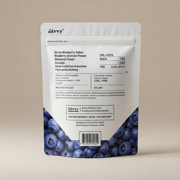 indica blueberry strain